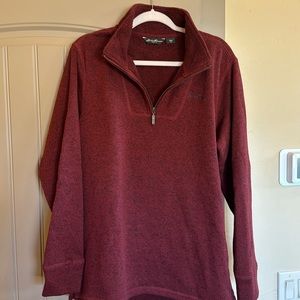 Men’s extra large, Eddie Bauer quarter zip net sweater
